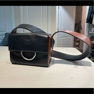 French Connection Mini Shoulder Bag black